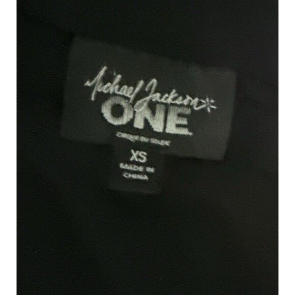 Michael Jackson One Cirque du Soleil Hoodie XS Black Zip Gold Hood Heavy - Picture 5 of 5